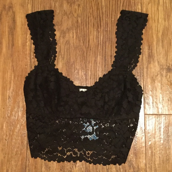 NWT Free People Dream Away Black Lace Bralette - Picture 6 of 7